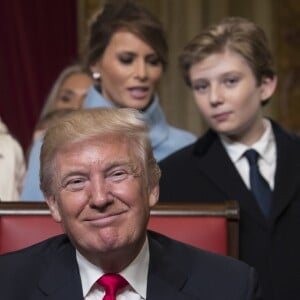 Donald Trump le jour de son investiture, le 20 janvier 2017, à Washington.