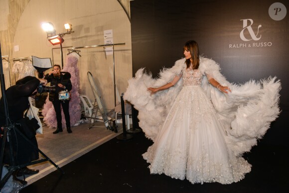 Alessandra Ambrosio - Défilé de mode Ralph & Russo collection Haute Couture Printemps/Eté 2017 au Grand Palais. Paris, le 23 janvier 2017.