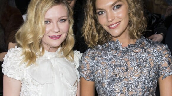 Fashion Week : Kirsten Dunst et Alessandra Ambrosio, angéliques à Ralph & Russo