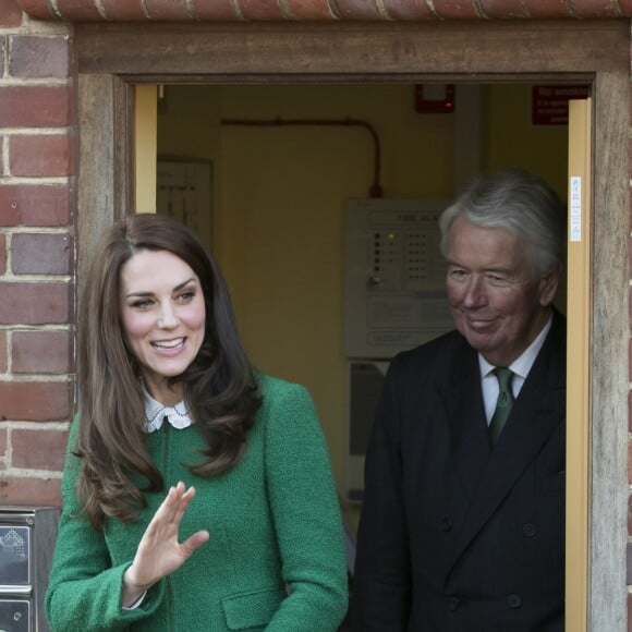 La duchesse Catherine de Cambridge visitait le 24 janvier 2017, en sa qualité de marraine d'East Anglia's Children Hospices (EACH), un hôpital pour enfants du Norfolk, à Quidenham.