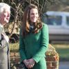 La duchesse Catherine de Cambridge visitait le 24 janvier 2017, en sa qualité de marraine d'East Anglia's Children Hospices (EACH), un hôpital pour enfants du Norfolk, à Quidenham.