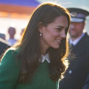 La duchesse Catherine de Cambridge visitait le 24 janvier 2017, en sa qualité de marraine d'East Anglia's Children Hospices (EACH), un hôpital pour enfants du Norfolk, à Quidenham.