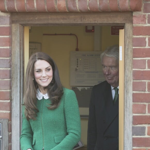 La duchesse Catherine de Cambridge visitait le 24 janvier 2017, en sa qualité de marraine d'East Anglia's Children Hospices (EACH), un hôpital pour enfants du Norfolk, à Quidenham.