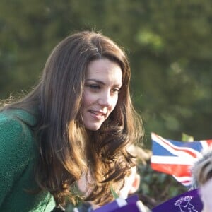 La duchesse Catherine de Cambridge visitait le 24 janvier 2017, en sa qualité de marraine d'East Anglia's Children Hospices (EACH), un hôpital pour enfants du Norfolk, à Quidenham.