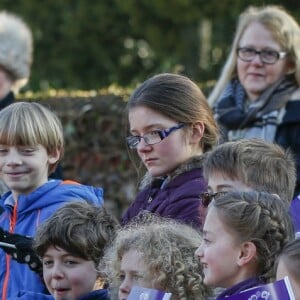 La duchesse Catherine de Cambridge visitait le 24 janvier 2017, en sa qualité de marraine d'East Anglia's Children Hospices (EACH), un hôpital pour enfants du Norfolk, à Quidenham.