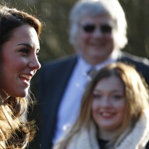 La duchesse Catherine de Cambridge visitait le 24 janvier 2017, en sa qualité de marraine d'East Anglia's Children Hospices (EACH), un hôpital pour enfants du Norfolk, à Quidenham.