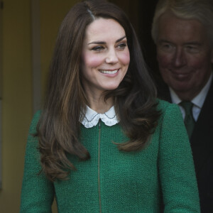 La duchesse Catherine de Cambridge visitait le 24 janvier 2017, en sa qualité de marraine d'East Anglia's Children Hospices (EACH), un hôpital pour enfants du Norfolk, à Quidenham.