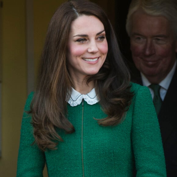 La duchesse Catherine de Cambridge visitait le 24 janvier 2017, en sa qualité de marraine d'East Anglia's Children Hospices (EACH), un hôpital pour enfants du Norfolk, à Quidenham.