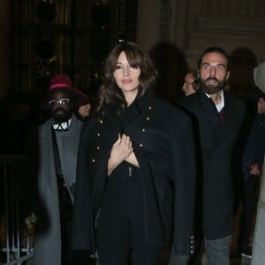 Monica Bellucci et John Nollet à l'issue du défilé de mode Haute Couture printemps-été 2017 d'Alexandre Vauthier au Grand Palais. Paris le 24 janvier 2017. © CVS-Veeren/Bestimage