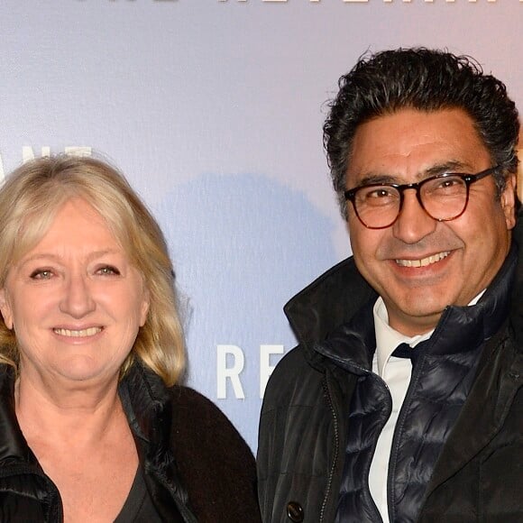 Charlotte de Turckheim et son mari Zaman Hachemi - Avant-première du film "The Revenant" au Grand Rex à Paris, le 18 janvier 2016. © Coadic Guirec/Bestimage