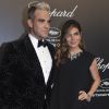 Robbie Williams et sa femme Ayda Field - Soirée Chopard Gold Party à Cannes lors du 68e festival international du film. Le 18 mai 2015