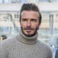 David Beckham au défilé de mode "Louis Vuitton" homme collection Automne/Hiver 2017-2018 dans les jardins du Palais Royal à Paris le 19 janvier 2017. La présentation est faite en collaboration avec Supreme (marque de skate new-yorkaise, fondée en 1994 par James Jebbia). © Olivier Borde / Bestimage