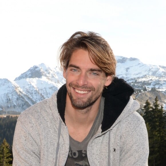 Camille Lacourt a eu un week-end chargé avec Florent Manaudou lors de l'ouverture de la saison de ski à l'hôtel Le Strato à Courchevel, le 10 décembre 2016.