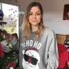 Laure Boulleau à Noël. Photo postée sur Instagram en décembre 2016.