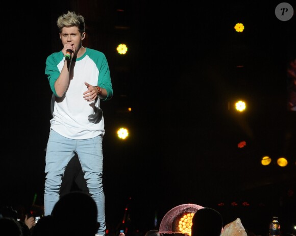 Niall Horan - Le groupe One Direction en concert au stade Morumbi à Sao Paulo. Le 10 mai 2014