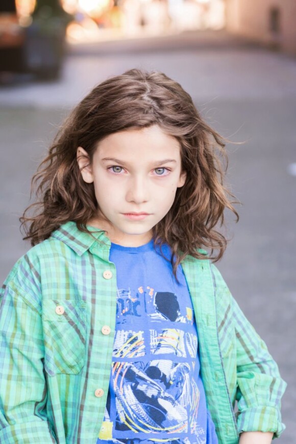 Ameko Eks Mass Carroll, 11 ans, acteur canadien gender fluid. © Amber Breen Photography
Ameko Eks Mass Carroll 