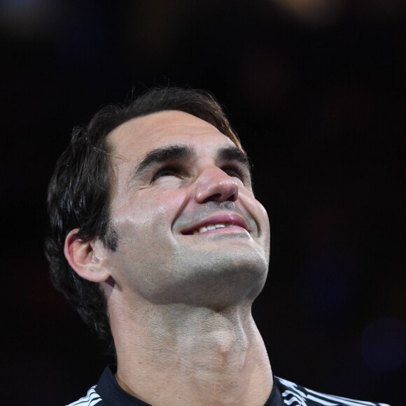 La joie de Roger Federer était spectaculaire à l'issue de sa victoire contre Rafael Nadal en finale de l'Open d'Australie, le 29 janvier 2017 à Melbourne. Vainqueur en cinq sets au terme d'un match d'une intensité folle, le Suisse ajoute un 18e succès en Grand Chelem à sa carrière.