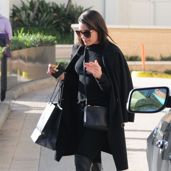Lea Michele à Los Angeles, Californie, Etats-Unis, le 6 janvier 2017.