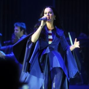 Katy Perry en concert pour la campagne de Hillary Clinton à Philadelphie le 5 novembre 2016.