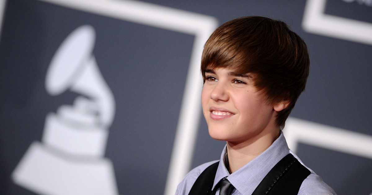 Justin Bieber à la 52e cérémonie des Grammy Awards, à Los Angeles le 31 janvier 2010. Purepeople