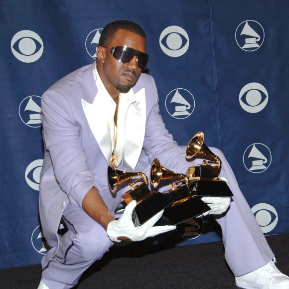 Kanye West à la 48e cérémonie des Grammy Awards le 8 février 2006.