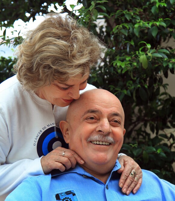 Luiz Inacio Lula da Silva et sa femme Marisa le 16 novembre 2011