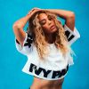 Beyoncé pose en personne pour la promotion de sa collection "Ivy Park" automne hiver 2016/2017 à New York le 22 novembre 2016.