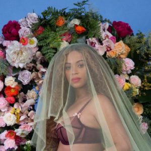 Beyoncé enceinte de jumeaux - Photo publiée sur Instagram le 1er février 2017