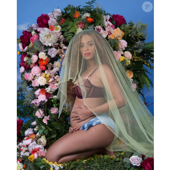 Beyoncé enceinte de jumeaux - Photo publiée sur Instagram le 1er février 2017