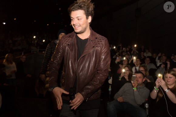 Exclusif - Kev Adams à la première du film "Amis publics" à l'UGC Toison d'Or à Bruxelles en Belgique le 18 février 2016.