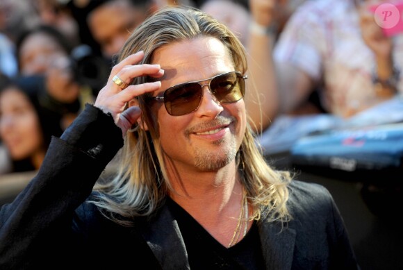 Brad Pitt à la première du film "World War Z" à New York. Le 17 juin 2013