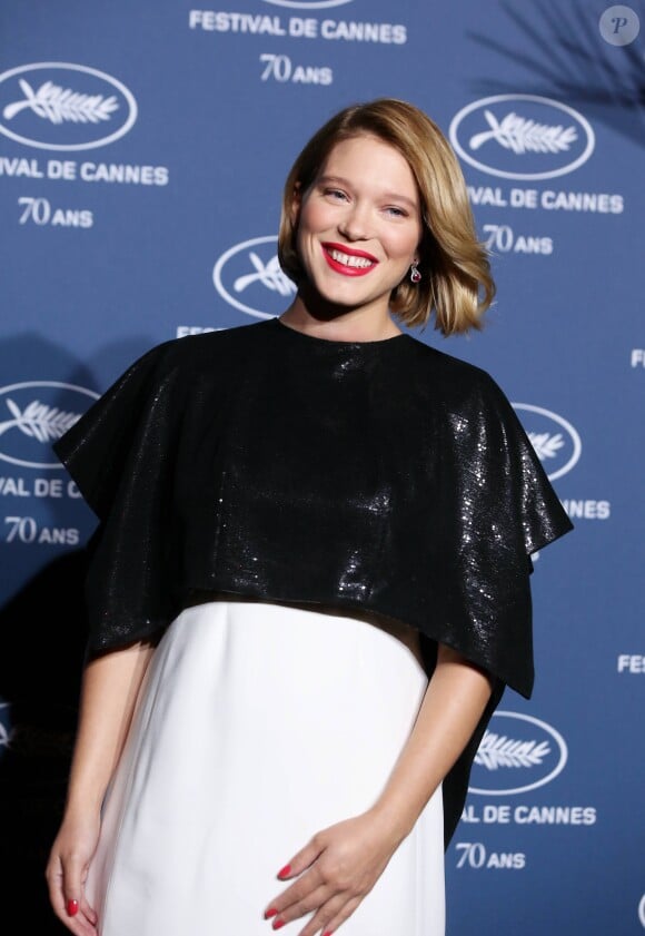 Léa Seydoux - Soirée à l'occasion des 70 ans du tout premier festival de Cannes à l'école des Beaux Arts à Paris, le 20 Septembre 2016.