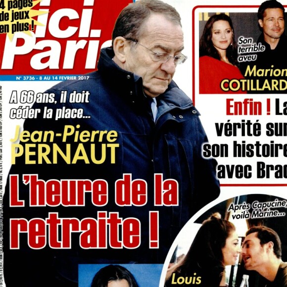 Couverture du magazine "Ici Paris" en kiosque le 8 février 2017