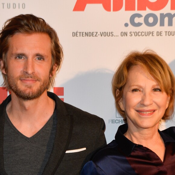 Philippe Lacheau et Nathalie Baye - Avant-première du film "Alibi.com" au cinéma Gaumont Opéra à Paris, le 31 janvier 2017. © Coadic Guirec/Bestimage