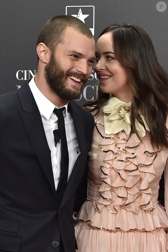 Dakota Johnson, Jamie Dornan - Première du film "Cinquante nuances plus sombres" à Madrid le 8 février 2017.  '50 Shades Darker' Madrid premiere at Kinepolis Cinema. February 8, 2017.08/02/2017 - Madrid