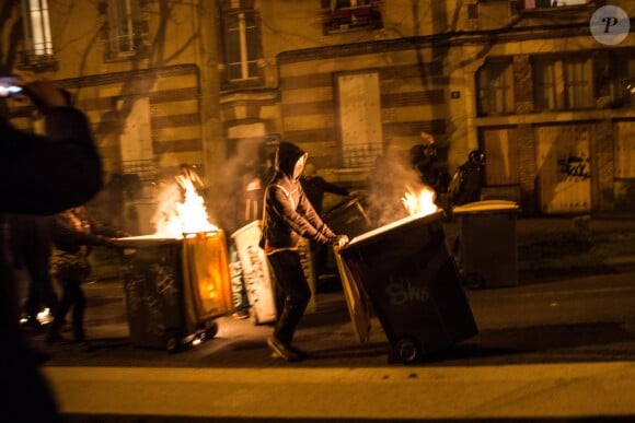Des manifestations et tensions à Rennes le 8 février 2017, après le viol de Theo lors d'une arrestation policière.