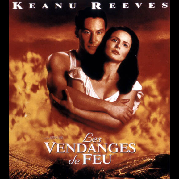 Affiche du film "Les Vendanges de feu" d'Alfonso Arau, sorti en 1995.