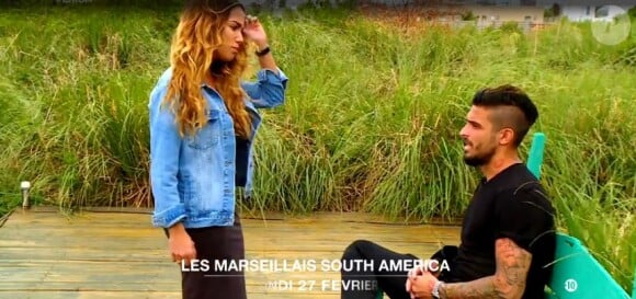 Manon Marsault et Julien - "Les Marseillais South America", pré-générique, W9