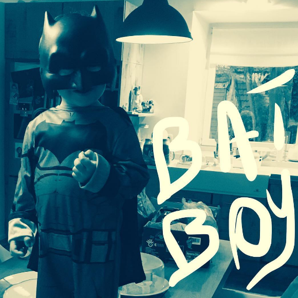 Alessandra Sublet a partagé une photo de son fils Alphonse sur Instagram le 10 février 2017.