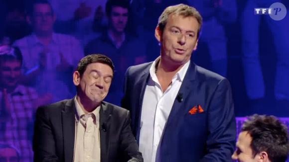 Christian et Jean-Luc Reichmann dans "Le Grand concours des animateurs" sur TF1. Le 10 février 2017