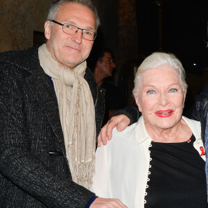 Exclusif - Laurent Ruquier et Line Renaud - Représentation de la pièce "Pleins Feux" au théâtre Hébertot à Paris le 2 février 2017. © Coadic Guirec/Bestimage