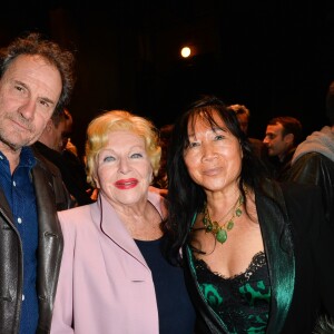 Exclusif - Francis Lombrail, Line Renaud, Mei Chen Chalais - Représentation de la pièce "Pleins Feux" au théâtre Hébertot à Paris le 2 février 2017. © Coadic Guirec/Bestimage