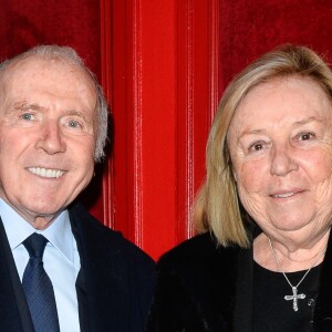 Exclusif - François Pinault et sa femme Maryvonne Pinault - Représentation de la pièce "Pleins Feux" au théâtre Hébertot à Paris, les 6 et 7 février 2017. © Coadic Guirec/Bestimage