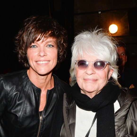 Exclusif - Anne Le Nen et Catherine Lara - Représentation de la pièce "Pleins Feux" au théâtre Hébertot à Paris, les 6 et 7 février 2017. © Coadic Guirec/Bestimage