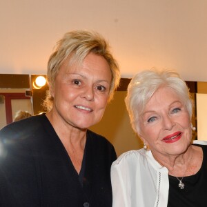 Exclusif - Muriel Robin et Line Renaud - Représentation de la pièce "Pleins Feux" au théâtre Hébertot à Paris, les 6 et 7 février 2017. © Coadic Guirec/Bestimage