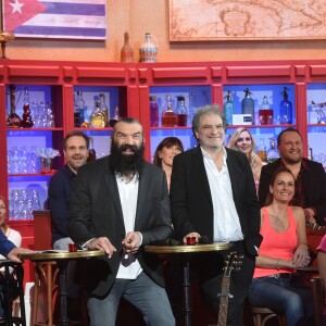 Exclusif - Sébastien Chabal et Raphaël Mezrahi - Patrick Sébastien présente en direct sur France 2 "Le Grand Burlesque" à Saint-Denis, France, le 11 février 2017. © Giancarlo Gorassini/Bestimage