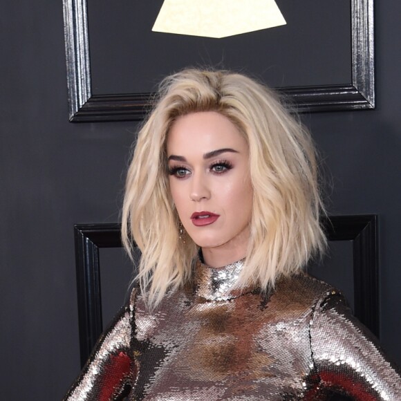 Katy Perry à la 59ème soirée annuelle des Grammy Awards au Staples Center à Los Angeles, le 12 février 2017