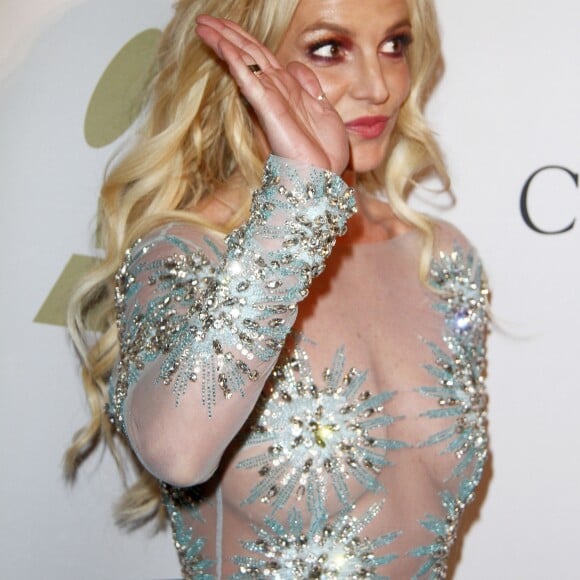 Britney Spears au gala Pre-Grammy à l'hôtel The Beverly Hilton à Beverly Hills, le 11 février 2017