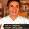 Giacinta - "Top Chef 2017" sur M6. Le 15 février 2017.
