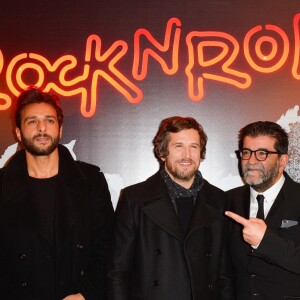 Maxim Nucci, Guillaume Canet et Alain Attal - Avant-première du film "Rock'n Roll" au Pathé Beaugrenelle à Paris le 13 février 2017. © Coadic Guirec / Bestimage